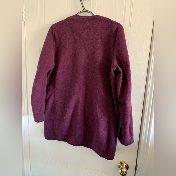 Kit and Ace Hygge Short Fleece Jacket Plum XS - Picture 6 of 8